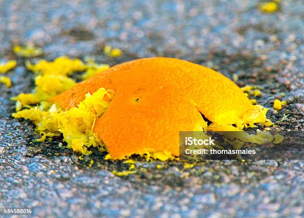 Smashed Orange Stock Photo - Download Image Now - 2015, Abstract, Agriculture