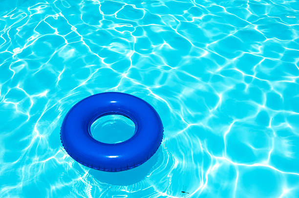istock Blue buoy on swimming pool 484588938