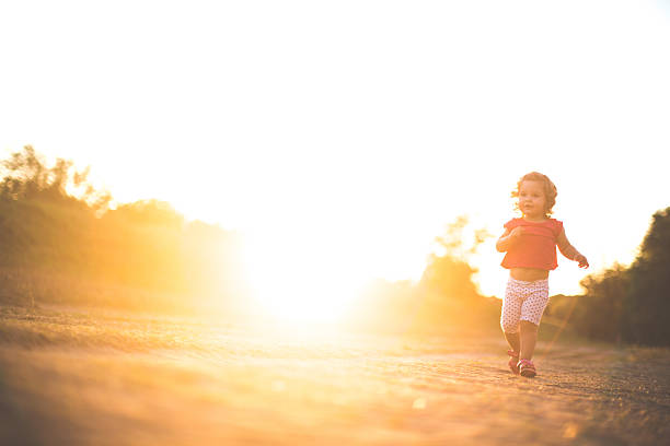 Little girl in nature