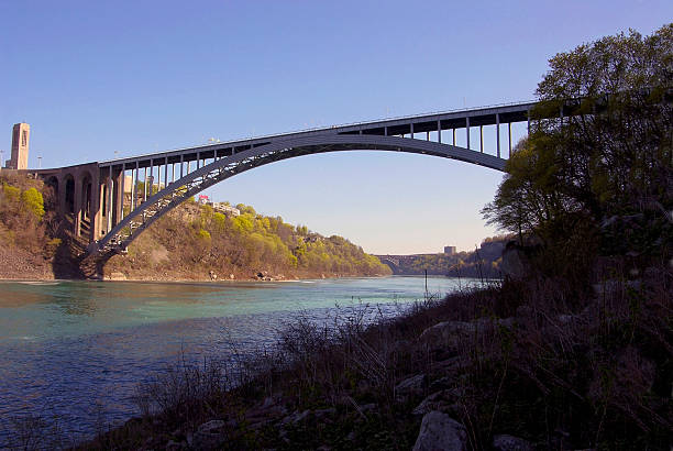 istock Rainbow Bridge at Falls Niagara New York 484596584