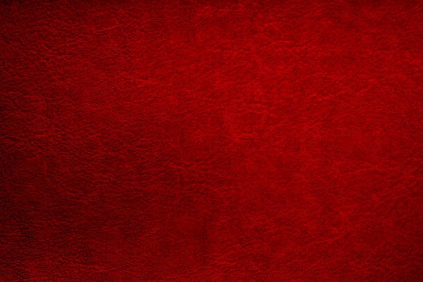 Red Leather Stock Photo - Download Image Now - Leather, Red