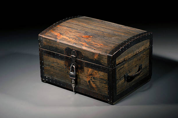 istock Wooden Casket 484602605
