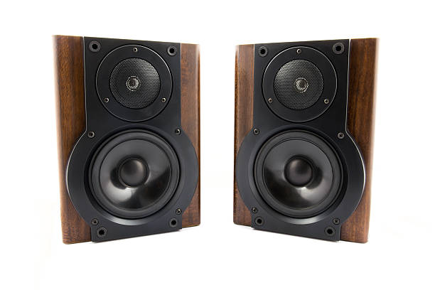 istock Pair of music speakers 484602863
