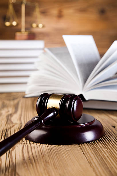 istock Legal gavel on a law book 484604253