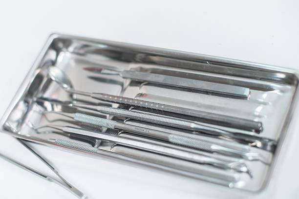 istock Dentist selecting his items. Dentist equipment. Stomatologist tools 484606823