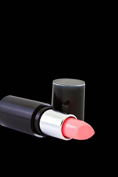 リップスティックで絶縁型背景 - crushed make up cosmetics lipstick ストックフォトと画像