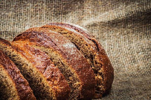 istock Close-up still-life with loaf of bread 484609093