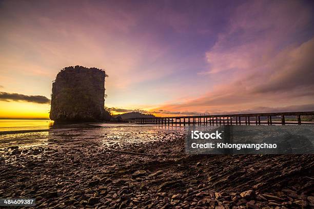 Beach And Tropical Sea Sunset Stock Photo - Download Image Now - Andaman Sea, Atmospheric Mood, Backgrounds