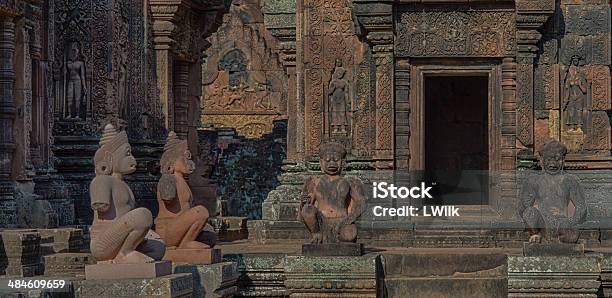 View At Banteay Srey Temple Angkor Cambodia Stock Photo - Download Image Now - Ancient, Ancient Civilization, Angkor