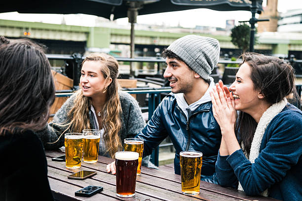 istock Best friends drinking in a London Pub 484610634