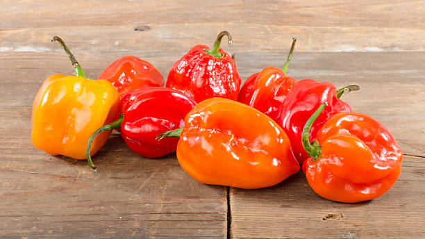 istock Fresh habanero peppers 484615936