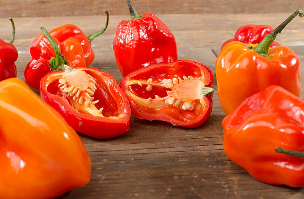 istock Fresh habanero peppers 484616038