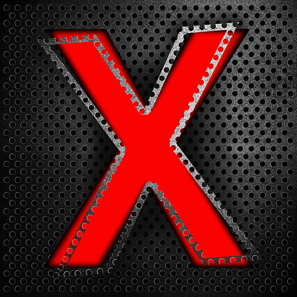 istock Alphabet symbol letter X 484616868