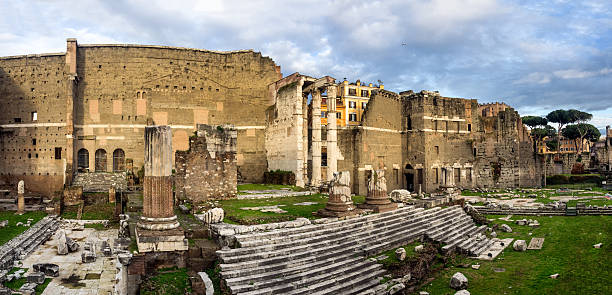 istock Augustus forum in Rome, Italy 484617445