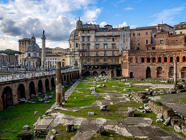 istock Trajan forum market in Rome 484617457