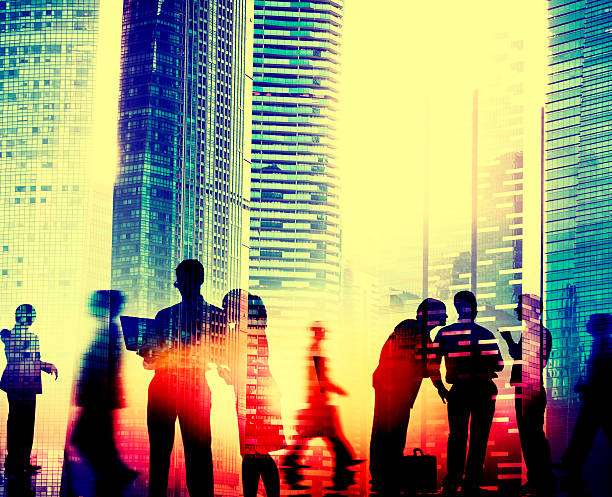 istock Business People Commuter Walking Rush Hour Concept 484621838