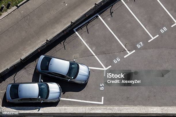 One Place Parking Stock Photo - Download Image Now - Parking Lot, Mistake, Car