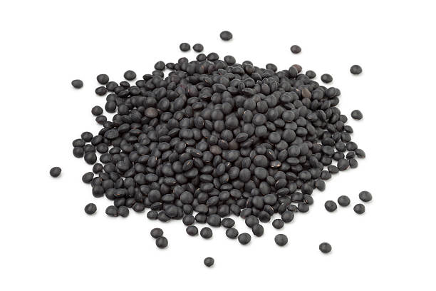 istock Heap of Beluga lentils 484623609
