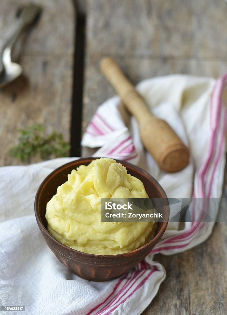 mashed potatoes Cooked Stock Photo