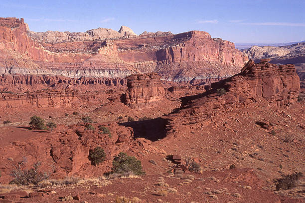 istock Geological formations Anticline Overlook Hatch Point Mesa near Moab Utah 484624354