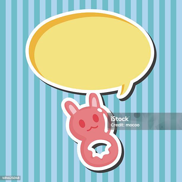 Baby Rattle Element Baby Rattle Theme Elements Stock Illustration - Download Image Now ...