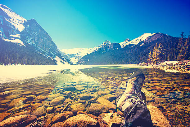 istock View at Louise Lake 484628350