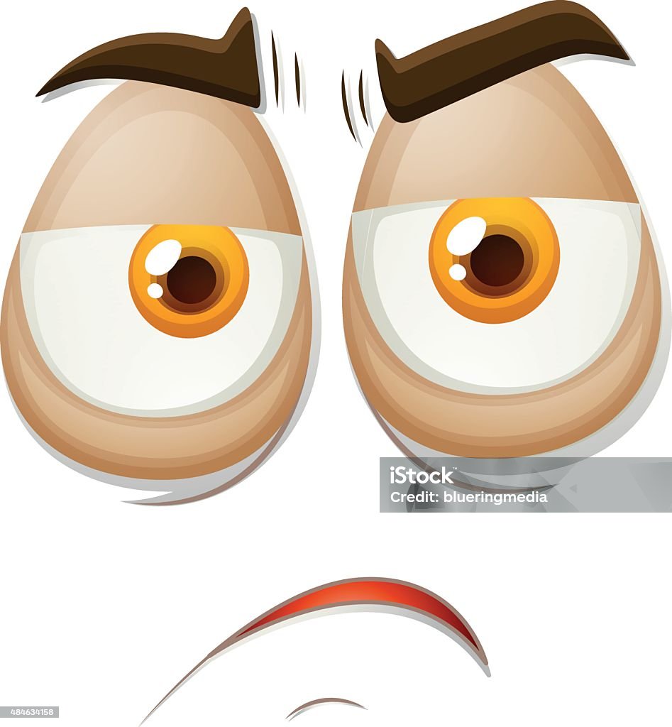 Said Image Sad Expression On A Face Stock Illustration - Download Image Now - 2015 ...