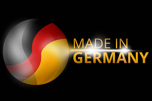 Made In Germany Font Made In Germany standort stock illustrations