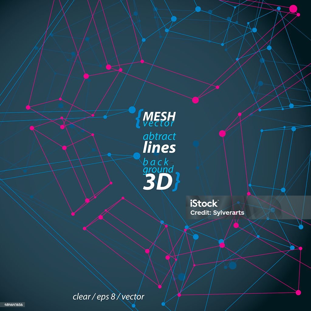 Mesh Smbol Clear Eps 8 Engineering Vector Illustration 3d Mesh Symbol Stock ...