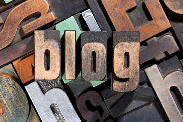 istock blog written with antique letterpress type 484647897