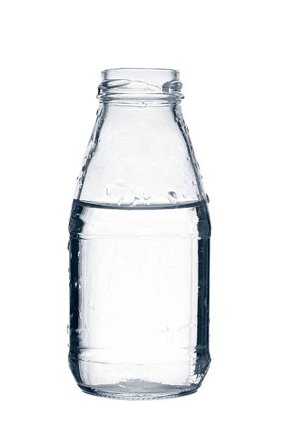 istock Glass bottle,  isolated on white background 484648529