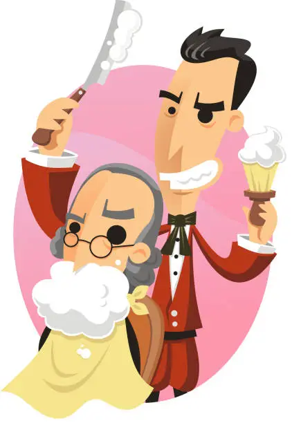 Vector illustration of The Barber of Seville