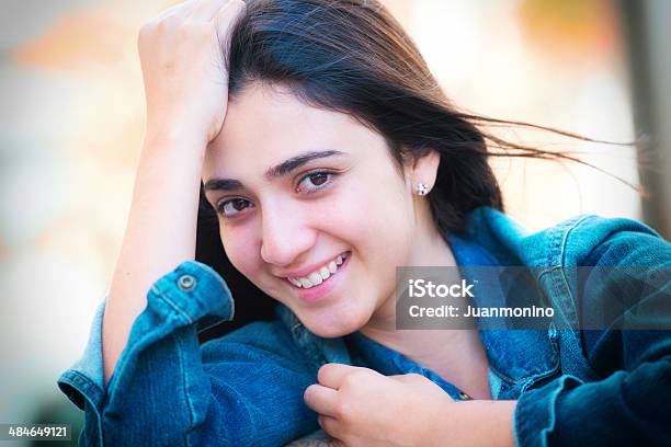 Smiling Young Hispanic Girl Stock Photo - Download Image Now - 16-17 Years, Adolescence, Adult