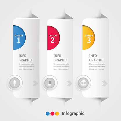 Abstract Modern template vector banner info graphics.