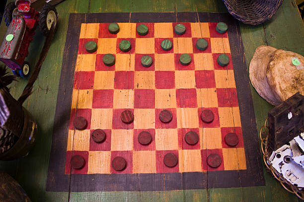 istock Classic Game of Checkers 484652630