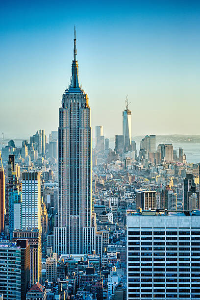 istock Midtown and Lower Manhattan skyline, New York, USA 484653857