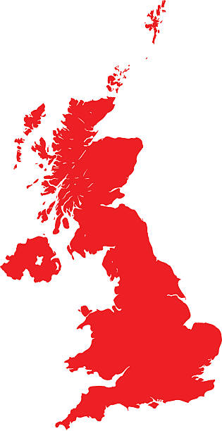 Great Britain map Great Britain map. PDF file included. oxfordshire stock illustrations