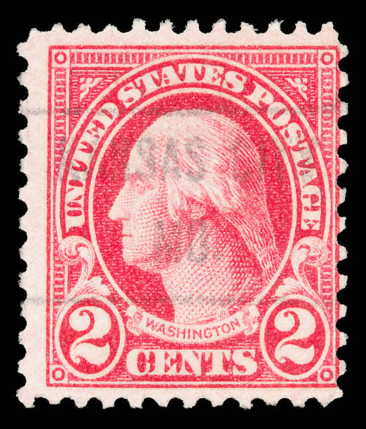 istock U.S. 2 Cents George Washington Postage Stamp - Isolated 484654733