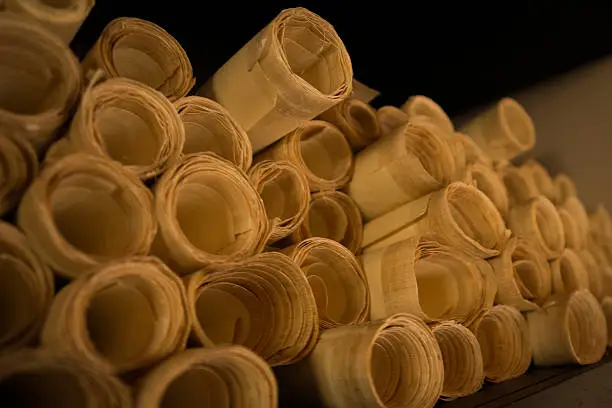 Photo of Antique Papyrus rolls