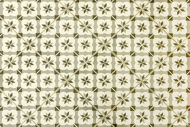 retro tiled floor