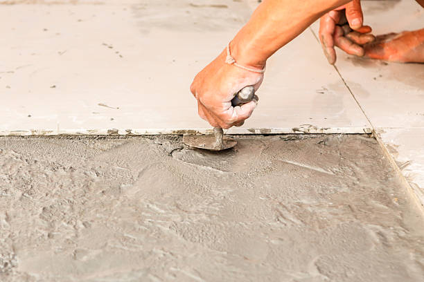 istock floor tile installation for house building 484665978