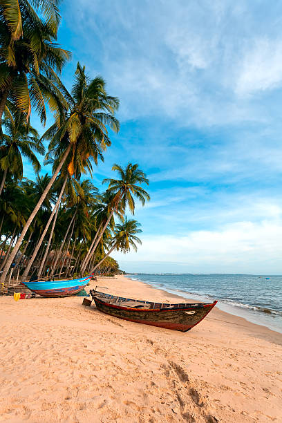 istock fishing boats on the coast 484667511