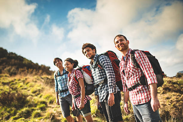 istock group of people hiking on the mountain 484668499