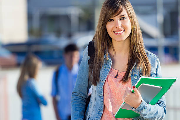 istock Young student girl looking at the camera 484670465
