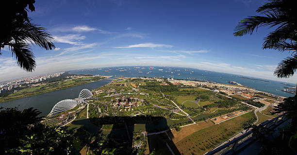 istock aerial view of Singapore 484670657