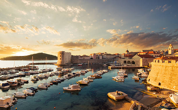 istock city port in Dubrovnik. Croatia. 484670982
