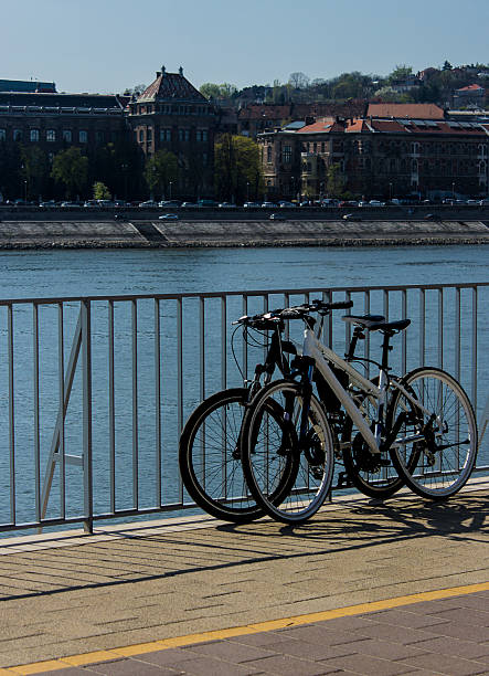 istock Budapest, Bicycle on bank of Danube 484671485