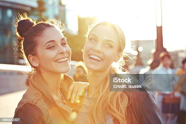 Happy Friends Stock Photo - Download Image Now - 20-24 Years, Adult, Beautiful People