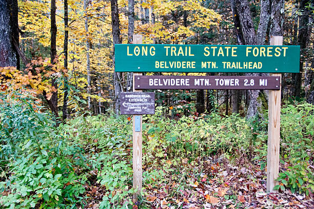 istock Belvidere Mountain trailhead sign 484672883