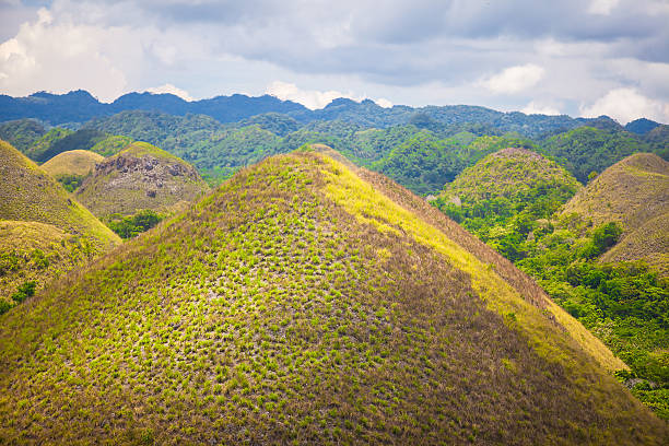 istock Green unusual Chocolate Hills in Bohol, Philippines 484673361